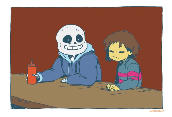  . Undertale, Sans, Frisk, , 