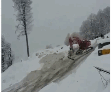 When the car is driven by a professional - Excavator, Professional, Slalom, GIF