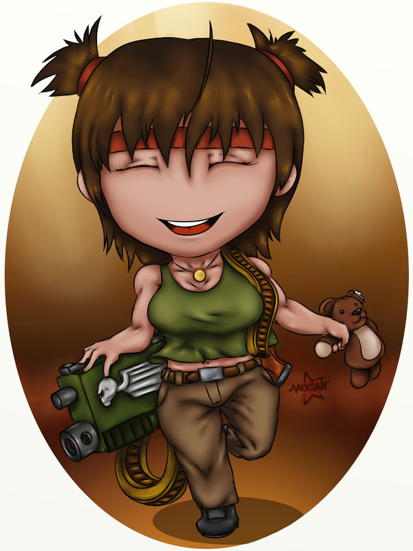 Chibi Catachanka - , Chibi, Warhammer 40k, Wh Art, Drawing, Art, Catachan