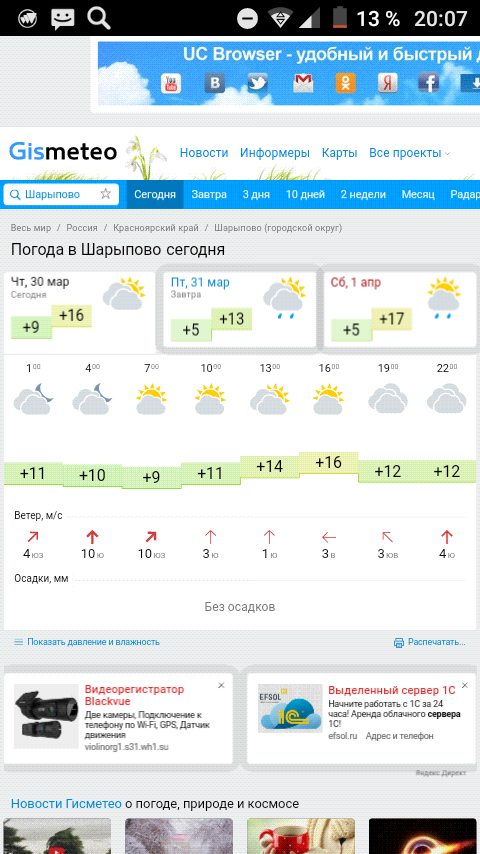 Abnormally high temperatures in southern Siberia - My, Sharypovo, Southern Siberia, Krasnoyarsk region, Thaw, March, Siberia