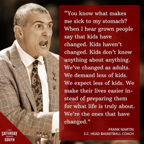 Golden words from basketball coach Frank Martin - Translation, Gold words, Children, Parents, 9GAG