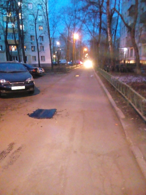 New asphalt, Moscow, st. - Asphalt, My, Longpost, Repair, Road