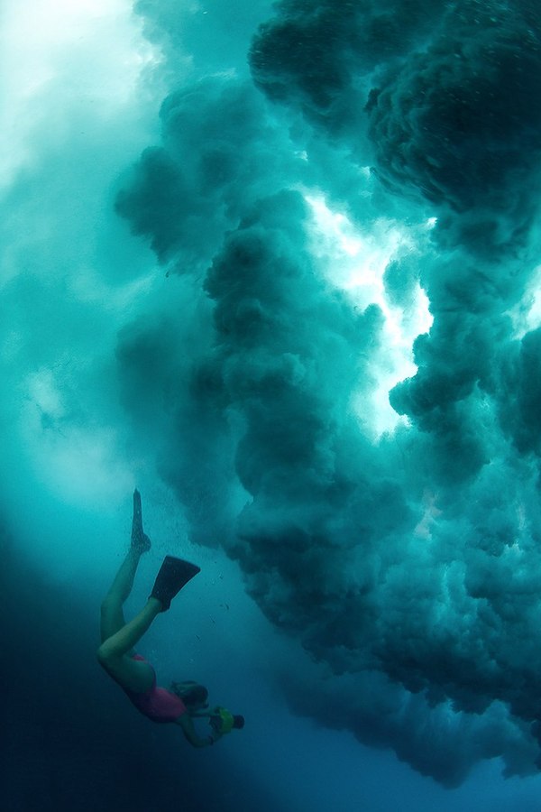 «Подводный шторм». | Пикабу