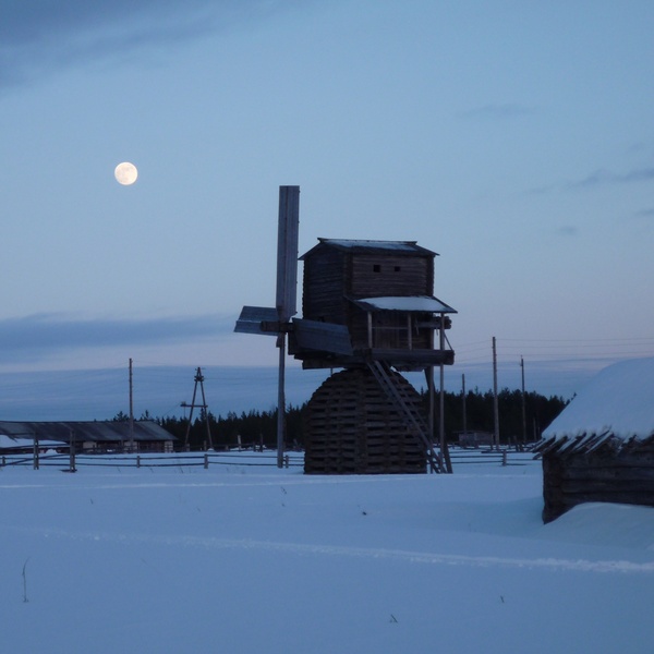 And images of bygone days - My, Windmill, Story, Winter