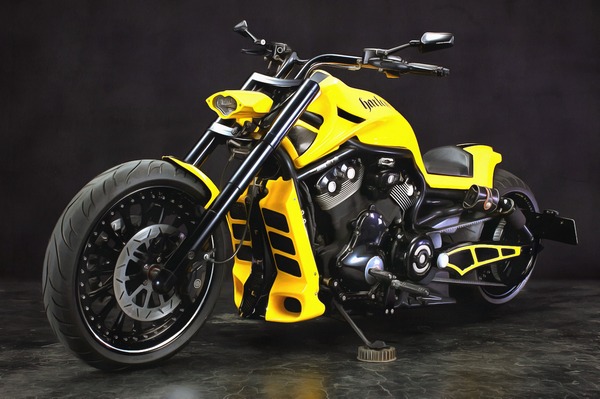 Harley-Davidson Custom Art - My, Harley-davidson, Motorcycles, Custom, Moto