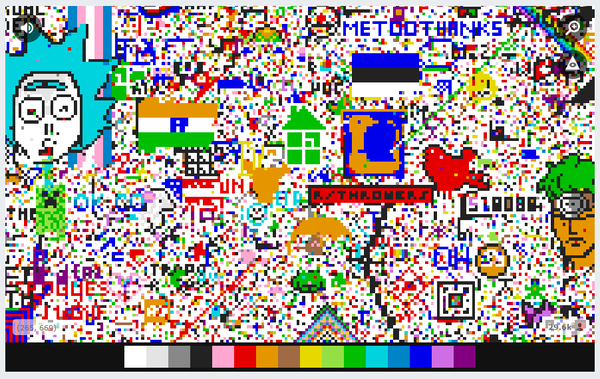   /r/place ? Reddit, Place, Pixelhunting, 