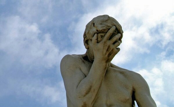 Статуя FacePalm? - Моё, Фэйспалм, Стыд, Совесть, Короткопост