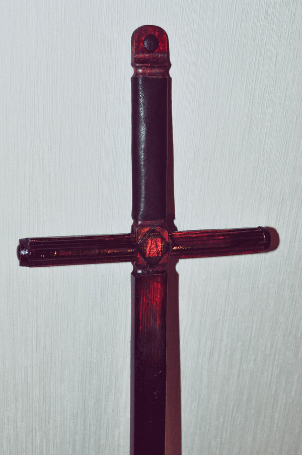 [Crafting] Wooden sword. - My, Tree, Handmade, Workshop, Wood, Woodworking, Sword, Wooden Sword, Longpost