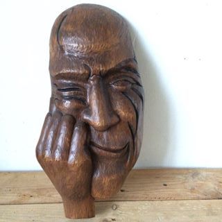 Wood carving part 5 - Wood carving, Mask, Handmade, Longpost