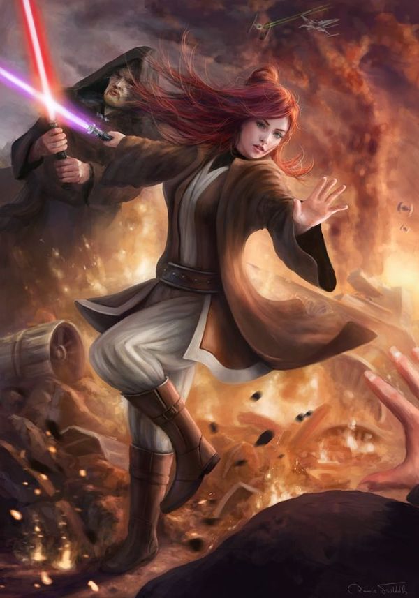 Selfless Jedi - Star Wars, Art, Longpost