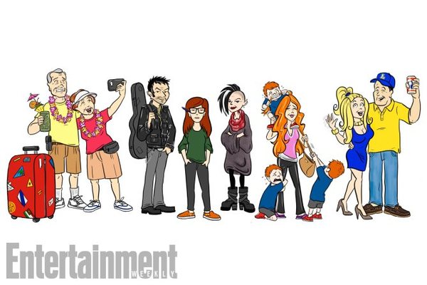 Heroes of the animated series Daria 20 years later. - Serials, Cartoons, MTV, Daria, , Age, Longpost