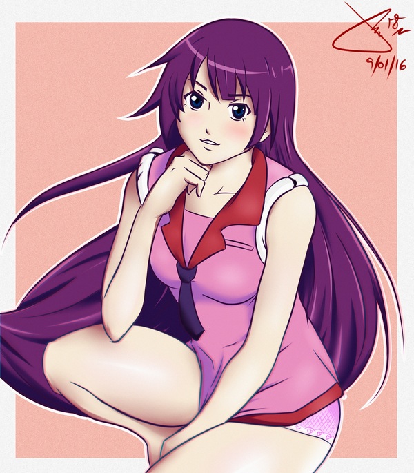 Hitagi Senjougahara , Anime Art, Hitagi Senjougahara, Monogatari series, , Pegasusarts91
