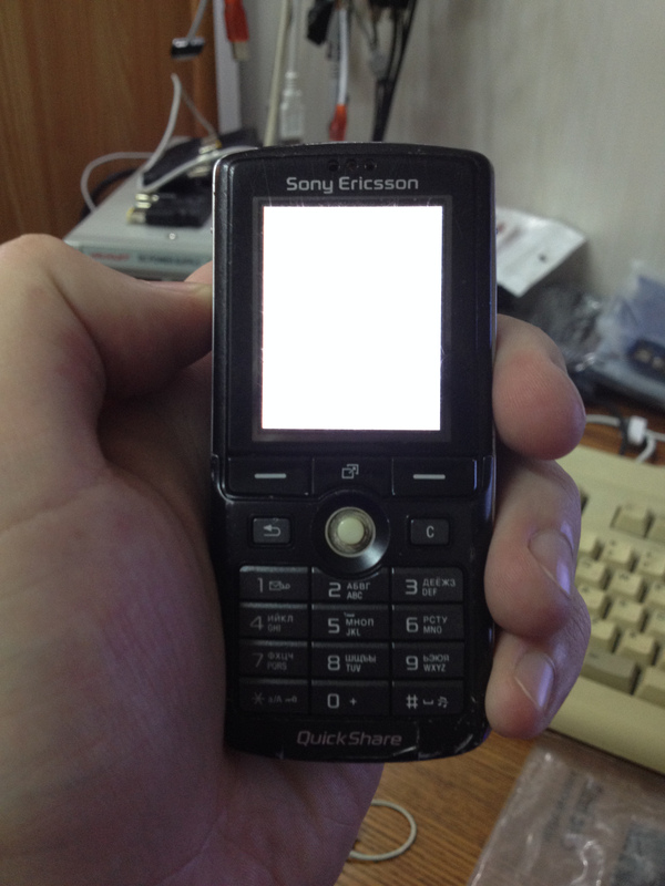 Sony Ericsson K750i phone firmware - My, Repair of equipment, Sony ericsson, , Sony Ericsson K750i, Firmware, , Programmer, Longpost, K-750