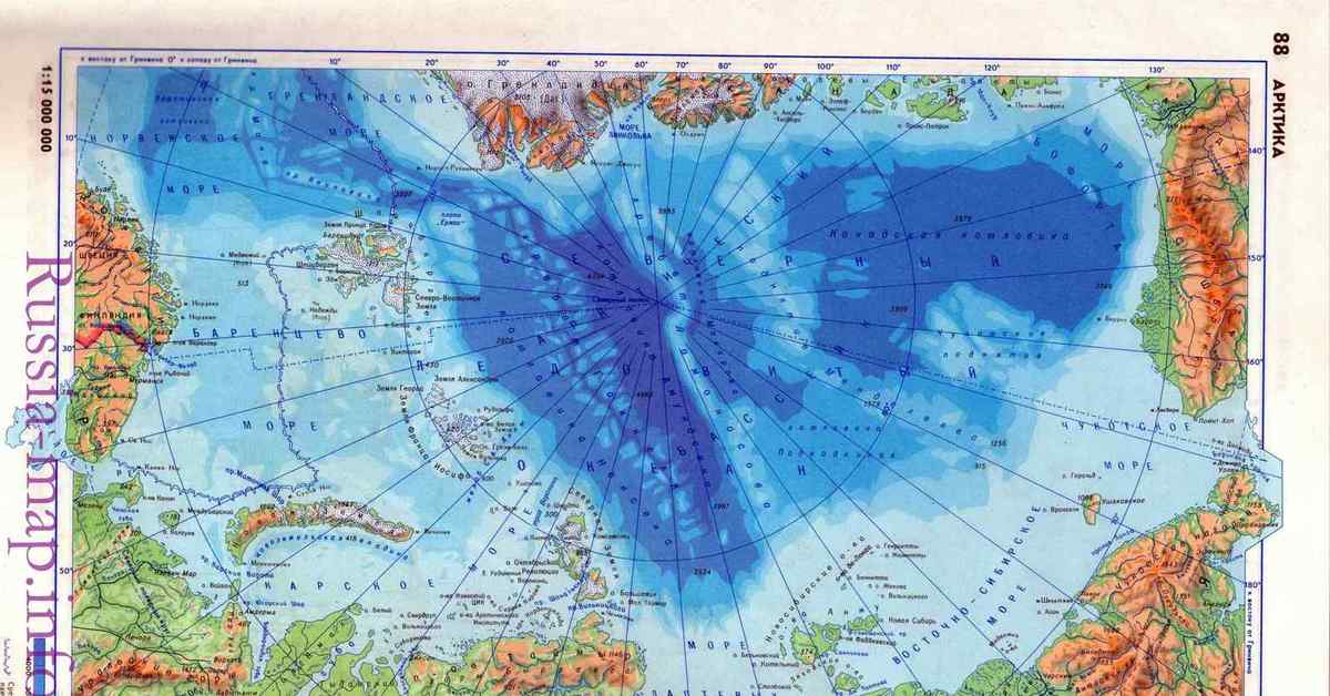 Хребты ледовитого океана. Северный Ледовитый океан географическая карта. Северный Ледовитый океан физическая карта границы. Физическая карта Северного Ледовитого океана. Карта Северный Ледовитый океан и Арктика.