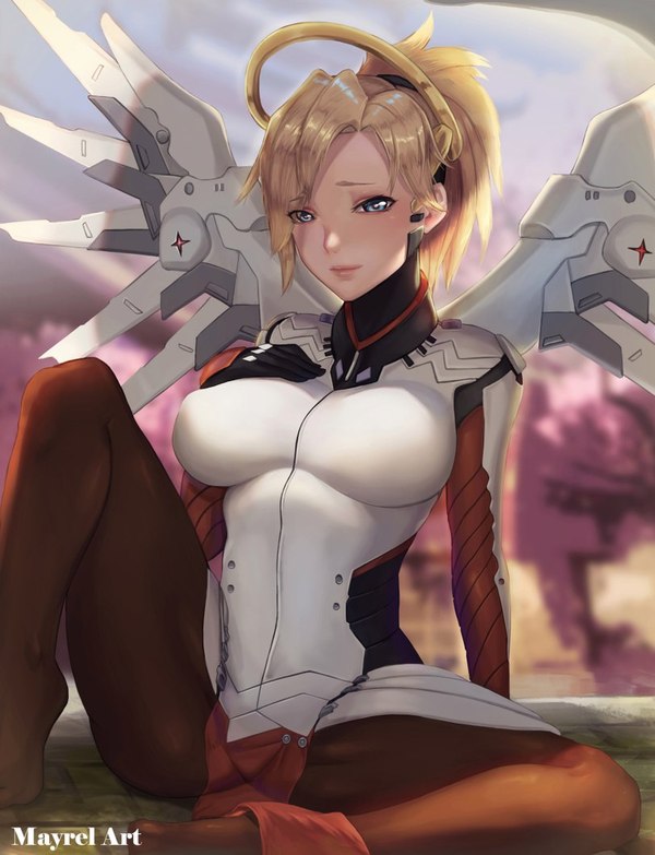 Mercy - NSFW, Overwatch, Mercy, Правило 34, Длиннопост