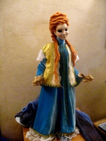 Авторская кукла Хозяйка Тихого Озера - Моё, Авторское, Кукла, История, Art Dolls, Длиннопост