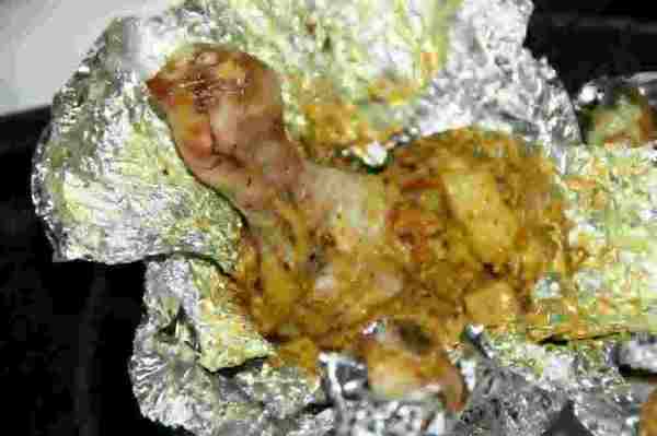 Куриные ножки в мешочках из фольги Курица, Рецепт, Помидоры, Картофель, Чеснок, Вкусно, Рецепты курицы, На каждый день, Длиннопост