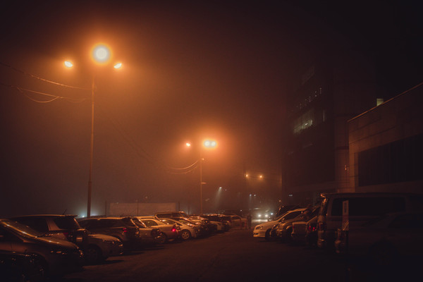 I forgot to add a photo of the fog yesterday. 04/06/17. Churkin. T/C Cheryomushki - My, Fog, Vladivostok, Town, Loneliness, Walk, Longpost