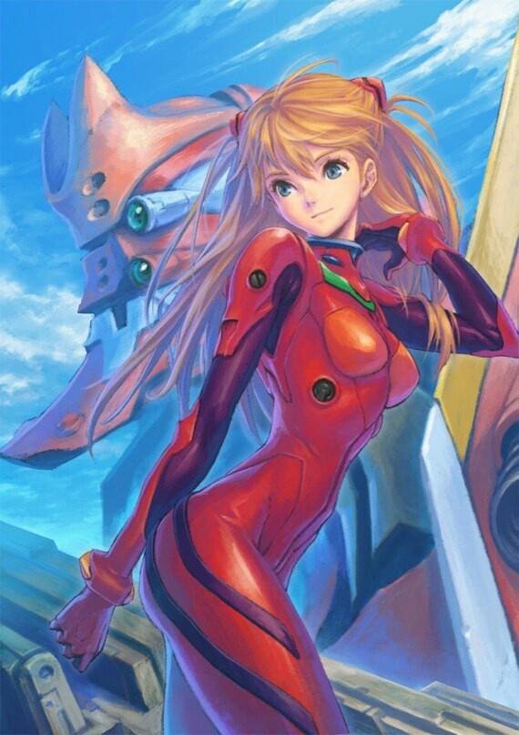 Anime Art - Anime Art, Аниме, Evangelion, Арт, Asuka Langley