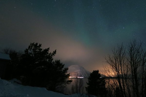 northern Lights - My, Polar Lights, Norway, Starry sky, Longpost