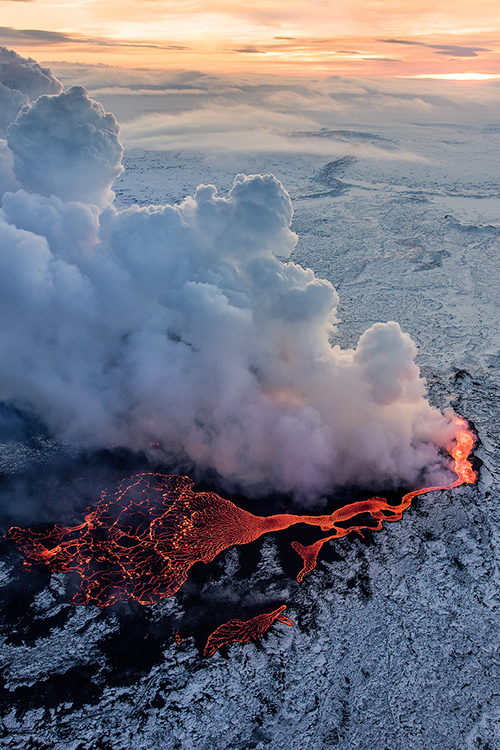 Lava post. - The photo, , Magma, Eruption, Longpost, Eruption