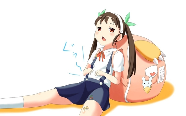 How tired of all this... - Monogatari series, Hachikuji Mayoi, Anime art, Anime, Drawing