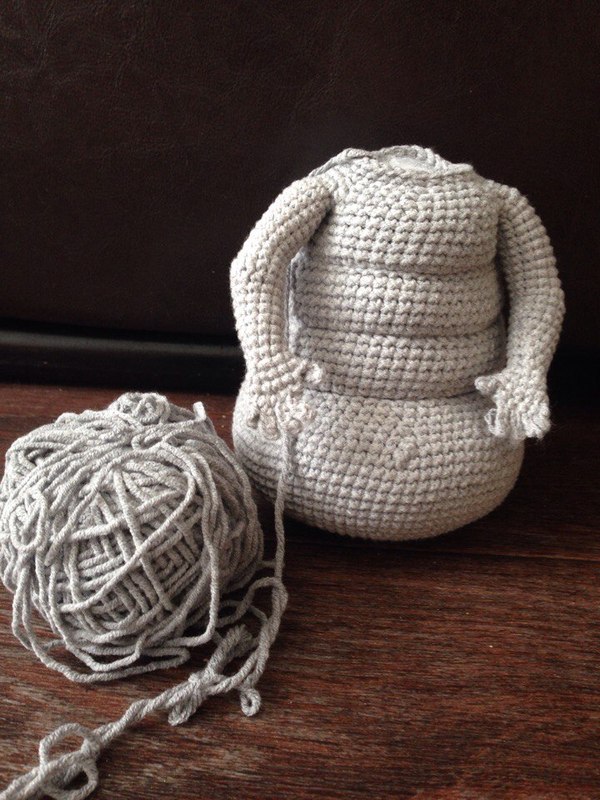 Zhdun - Knitting, Knitted toys, Longpost, My, Zhdun, , Crochet