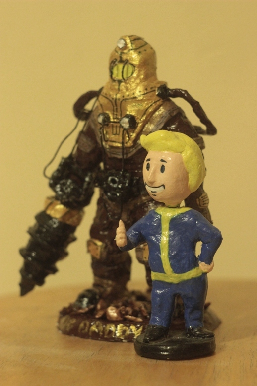 Big Daddy - My, BioShock, , , Handmade, Longpost, Big Daddy