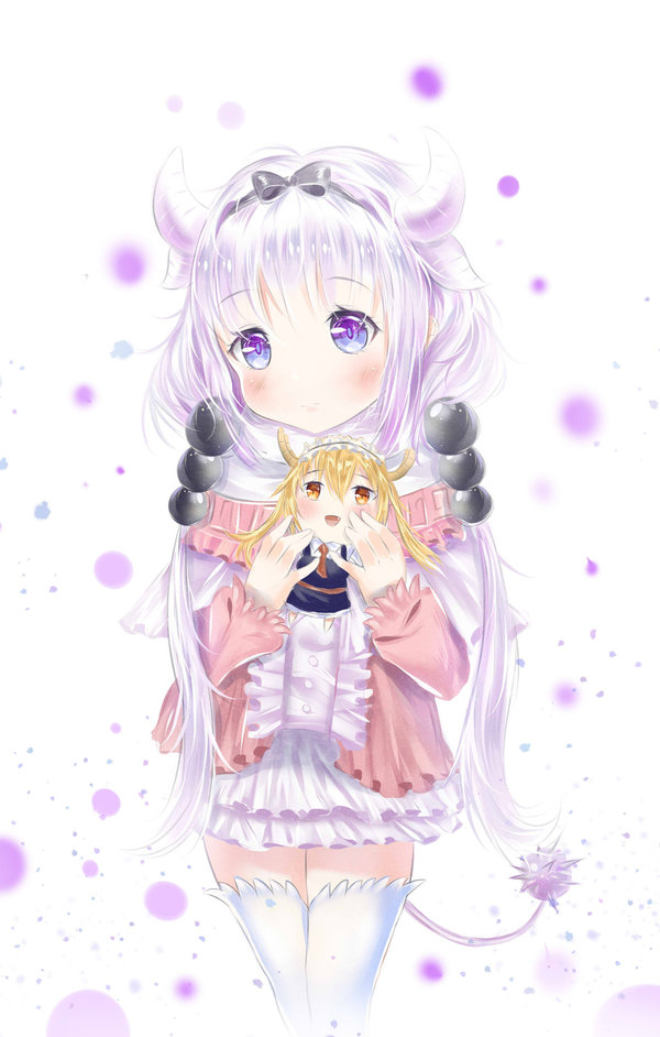 Kanna Kamui - Anime Art, Аниме, Kanna Kamui, Kobayashi-San chi no maidragon