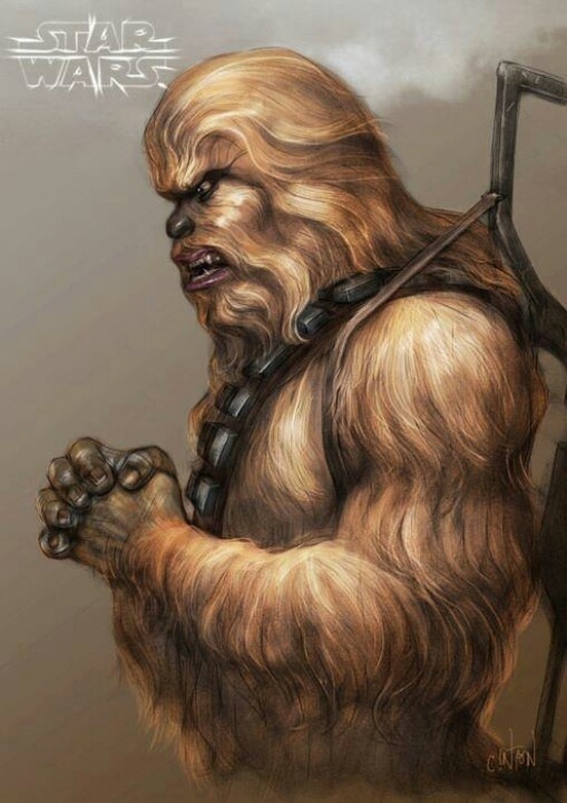 Chewbacca - Star Wars, Biography, Art, Longpost