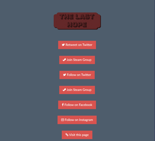 ������� The last hope �� giveawayhopper