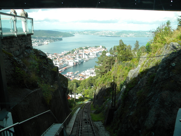 Norway. Bergen. Mount Floyen. - Norway, Beautiful view, Bergen, Nature, Town, Longpost