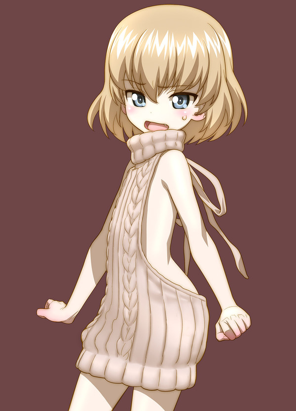 Katyusha - Anime Art, Аниме, Katyusha, Girls und Panzer, Virgin killer sweater