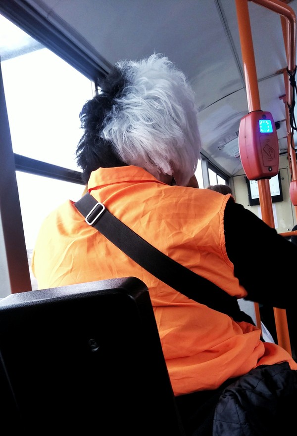 She exists ! - Saint Petersburg, Trolleybus, Cruella De Vil