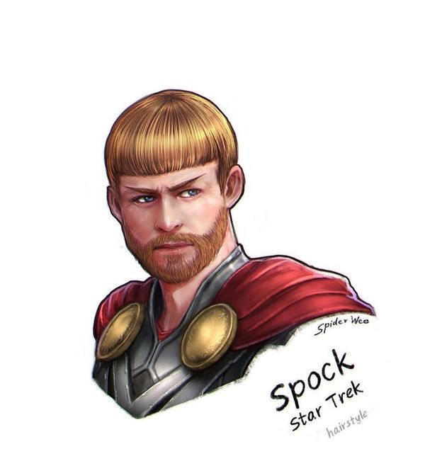 Новые прически Тора комиксы, Marvel, тор, Прическа, Прикол, Картинки, длиннопост