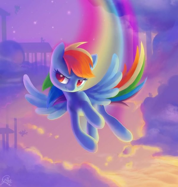 Rainbow Dash - My Little Pony, PonyArt, Rainbow Dash, Celebi-Yoshi