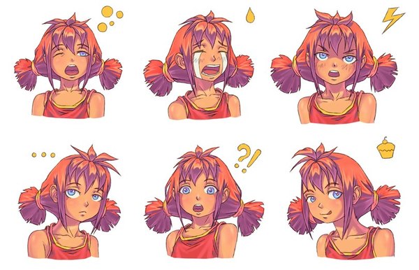 Map of Ulyanka's emotions ... I think the author can not be indicated ... - Endless summer, Anime, Not anime, Images, Art, Leonzo, 