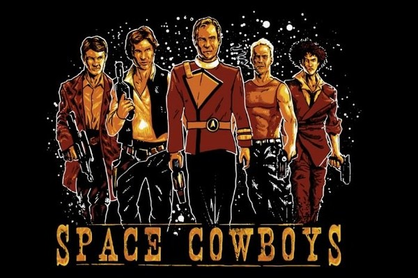 Space Cowboys - Star Wars, Star trek, Fifth Element, Cowboy bebop, Art, The series Firefly