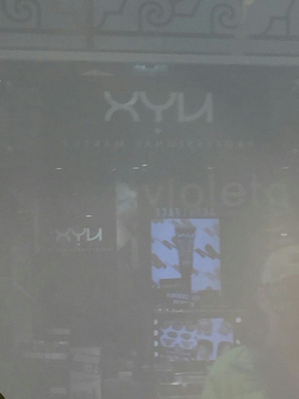 New cosmetics store, in the reflection of the showcase - My, Nyx, It happens