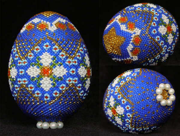 My Easter or original eggs - My, Needlework without process, Easter, Easter eggs, My, Rukozhop, Beads, Longpost