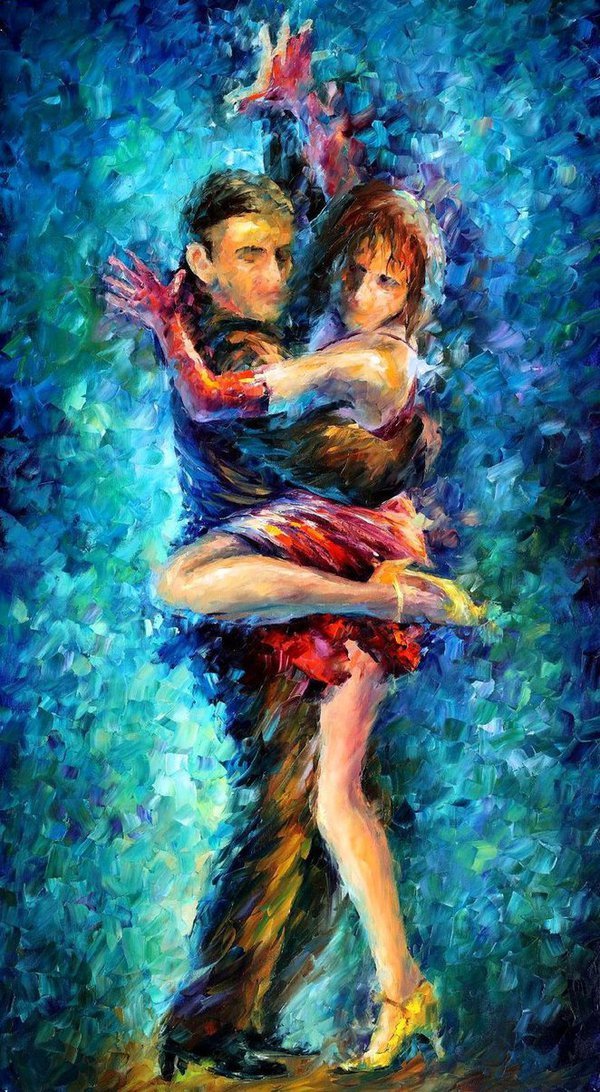 Beautiful Dance - Deviantart, Drawing, Artist, Leonid Afremov, Dancing