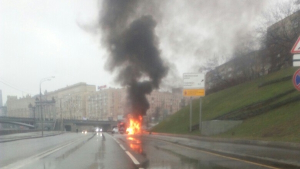 The street racer burned to death. - Majors, Crash, Road accident, Longpost, Moscow