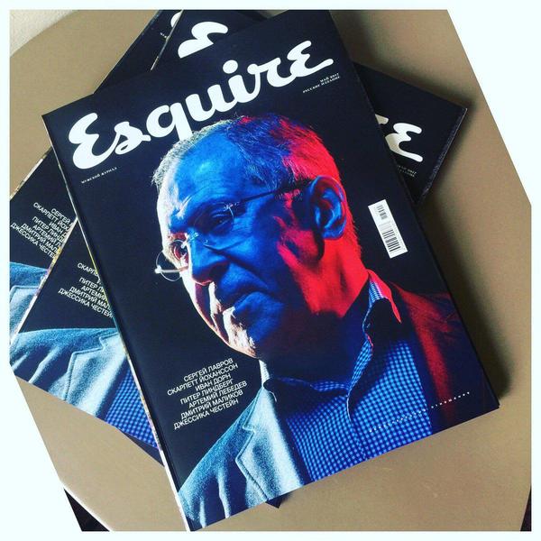 Just a cool cover of the May issue of Esquire - Sergey Lavrov, Politics, Minister of Foreign Affairs, Russia, The photo, Magazine, Esquire