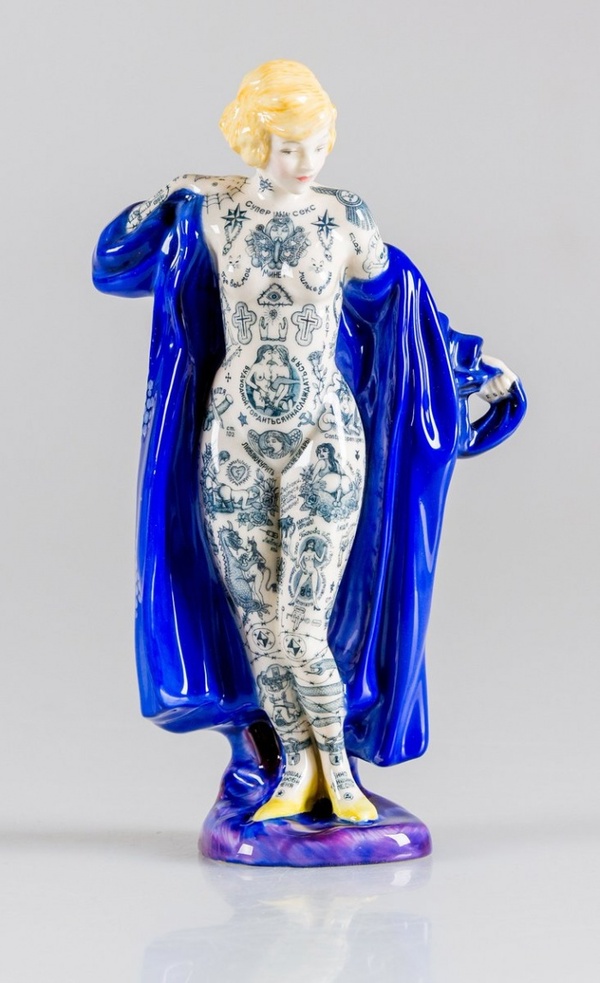 Гжель, век воли не видать.