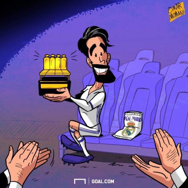 Isco is Real Madrid's best substitute - real Madrid, Football, Spare, , Drawing, Beautiful