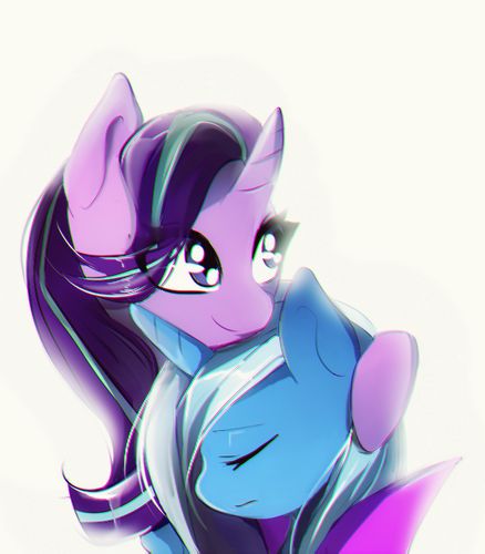 TrixieStarlight - My Little Pony, PonyArt, Trixie, Starlight Glimmer, Skyeypony