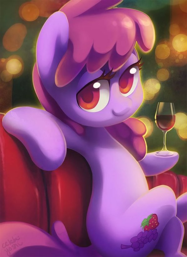 Horse of drinks - My little pony, PonyArt, Berry punch, Celebi-Yoshi