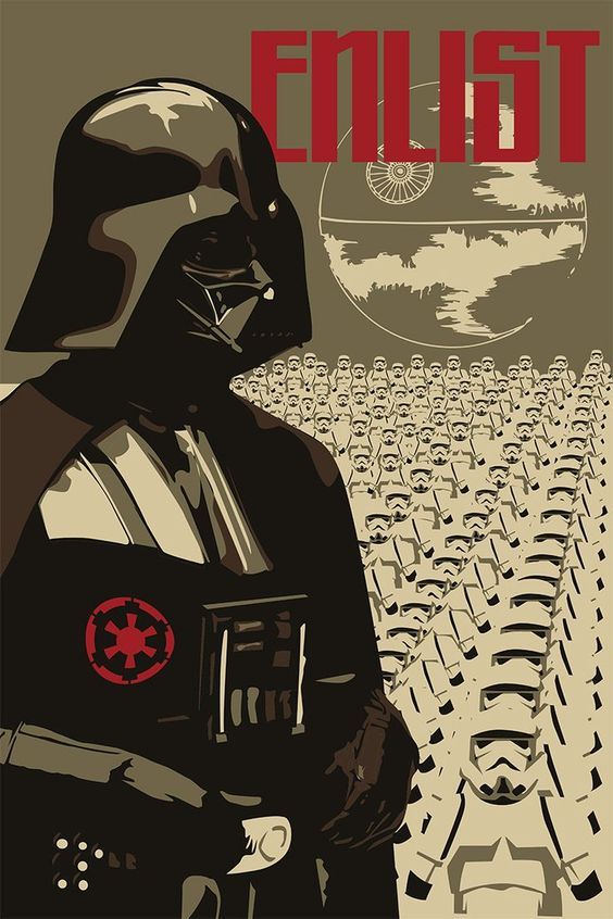 Hey citizen! Are you ready to volunteer for the Imperial Army? - Star Wars, Art, Longpost