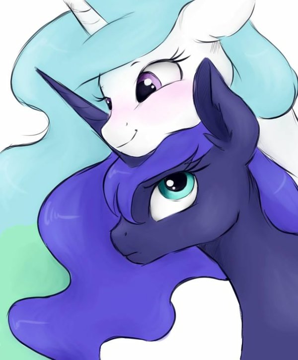 Sisters - My little pony, PonyArt, Princess celestia, Princess luna, Buttersprinkle