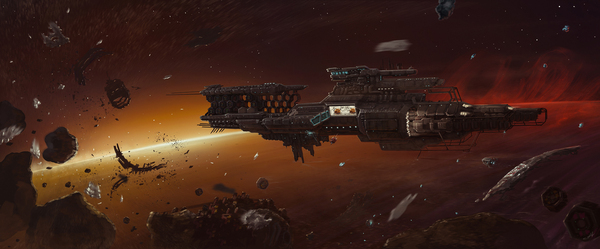  "The Abandoned Space Station". , Spaceships,  , , , , ,  